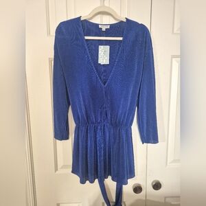 NWT Cobalt Wrap Blouse